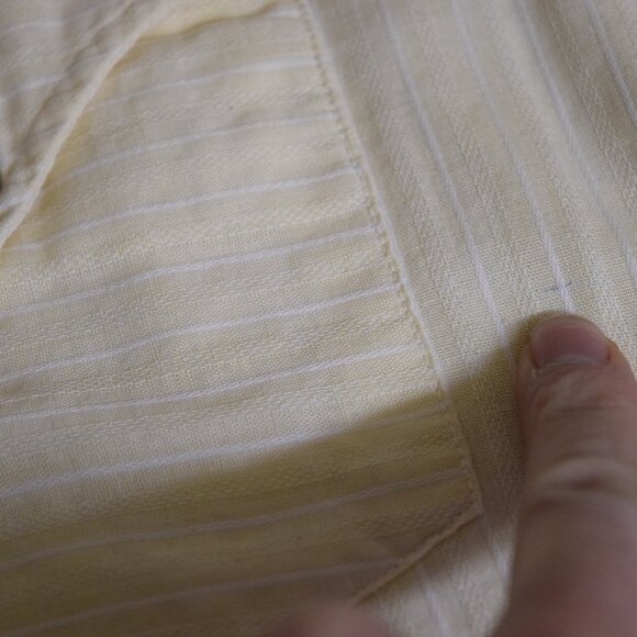 VTG 1950s H Bar C Ranchwear Long Tail Pearl Snap Mens Shirt Western Cowboycore - Picture 5 of 11